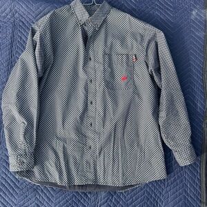 FORGE FR Patterned Button-Up Shirt